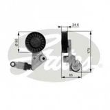 ALTERNATOR GERGI RULMANI KUTUKLU ASTRA F G 2.0DTI VECRTA B C2.0DTI 2.2DCI ZAFIRA SIGNUM OMEGA B GATES T38239