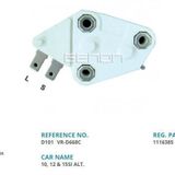 Alternator Konjektor Delco Tip 12v Opel / Chevrolet / Ford (10si - 12 Si - 15si) (l, (s))