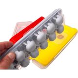 Altes Grup 12'li Yuvarlak Silikon Tabanlı Kapaklı Bas Çıkar Buz Kalıbı 26X9 Cm, 12'li Silikon Tabanlı Buz Kalıbı, Kapaklı Bas Çıkar Buzluk