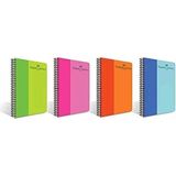 Altes Grup Bicolor Spiralli Defter, A4, 80 Yaprak, 70G Kağıt, Çizgili, Dayanıklı Pp Kapak, Asorti Renkler, Kullanışlı ve Şık Tasarım, Tekli Paket
