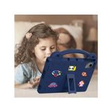 Altes Grup Galaxy Tab A9 8.7 Inç X110 X113 X115 X117 Uyumlu Kılıf Tablet Standlı Silikon Çocuklara Özel Unicorn Panda Balık Figürlü Tablet Kılıfı Arkadaki Tutucu Sevimli ve Katlanabilir (Lacivert Tablet Kılıfı)