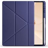 Altes Grup Huawei Matepad 12X ile Uyumlu Kılıf Silikon 4 Farklı Stand Olabilen Kalem Bölmeli Tablet Kılıfı Lacivert