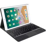Altes Grup iPad 6.nesil 9.7 Inch 2018 Bluetooth Touchpad Klavye + Standlı Kılıf - Bkk5