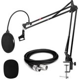 Altes Grup NB39PSX Set Stüdyo Masa Mikrofon Standı Pop Filtre Xlr Kablo