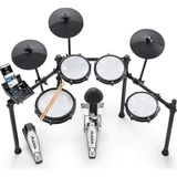 Altes Grup Nitro Max Kit - Elektronik Davul Seti, Dijital Bateri, Sessiz Mesh Pedli, 10 Inç Çift Bölgeli Trampet, Bluetooth, 440+ Otantik Ses, Drumeo, USB Mıdı, Tekme Pedalı