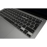 Altes Grup Rusça Klavye Koruyucu MacBook Air 13 A1932 A2179 A2337 M1 Uyumlu | Uk Iso Ters L Enter | Ince Silikon Russian Keyboard Cover Siyah - Altın