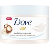 Altes Grup Vücut Peelingi Macadamia Fındığı ve Pirinç Sütü 225 ml Beyaz
