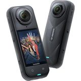 Altes Grup X5 - Su Geçirmez 8k 360° Aksiyon Kamerası, Düşük Işıkta Uç, Görünmez Selfie Çubuğu Efekti, Sağlam Değiştirilebilir Lens, 3 Saat Pil, Entegre. Rüzgar Koruması, Sabitleme, Üçlü Yapay Zeka Çipi