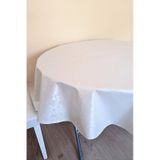Altı Astarlı Yuvarlak Muşamba Masa Örtüsü -140 Cm Çap-elg17