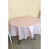 Altı Astarlı Yuvarlak Muşamba Masa Örtüsü -140 Cm Çap-elg6