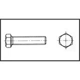 Altı Köşe Civata 5X25 Mm Aısı 316 Dın 933