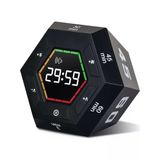 Altıgen Led Ekranlı Dijital Timer 99 Dakika Geri Sayım Zamanlayıcı Mıknatıslı Mutfak Ders Çalışma Pomodoro Zamanlayıcı