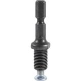 Altıgen Şaft - Elektrikli Darbeli Matkap Mandren Altıgen Şaft Adaptörü, Vida 3/8"-24UNF