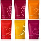 Altılı Mix Paket Freeze Dried 100 gr Çilek, 50 gr Mango, 50 gr Şeftali, 50 gr Incir ve 50 gr Muz Dondurularak Kurutulmuş Meyve Cipsi-Toplam 300 gr