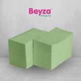 Altın Beyza 100'LÜ Çift Katlı Garson Katlama Peçete (33X33 Cm) - Yeşil, Sarı, Pembe