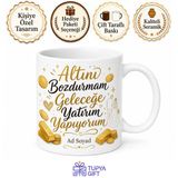 Altın Bozduran Yeni Geline Gelecek Yatırımı Birikim Kupası Hediye Bardak