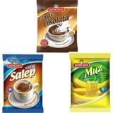 Altın cezve Toz Içecek ( Salep, Muz, Sıcak Çikolata ) 300 gr x 3'lü