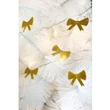 Altin Fiyonk Simli Eva Agac Susu 5,5X5,5Cm 12Li