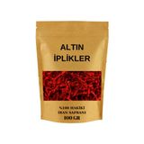 Altın İplikler Safran Hakiki Iran Safranı Süper Negin 100 gr