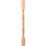 ALTIN İŞ 5x5x45 Cm Merdiven Torna Ayak Kayın Boyanabilir Ahşap - Masa Ayakları