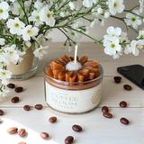 Altın İz Gıda Coffee Bloom ( Kahve Çiçeği) Kokulu Mum – Kahve Aromalı El Yapımı Mum 1 Adet