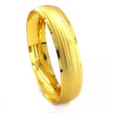 Altın Kaplama Düz Çizgili 1.5 Cm Bilezik Blz-3057
