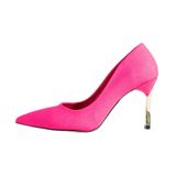 Altın Kaplama Topuklu Stiletto – Vegan Deri, Hafızalı Ped, Şık ve Rahat (Fuşya, EU Ayakkabı Beden Sistemi, Yetişkin, Kadın, Sayısal, Orta, 38)