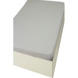 Altın Karma Jersey Penye Pamuklu 100 x 200 cm Tek Kişilik Lastikli Çarşaf Çok Açık Gri - 100 x 200 cm