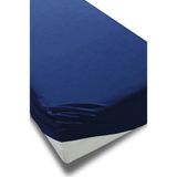 Altın Karma Jersey Penye Pamuklu 100 x 200 cm Tek Kişilik Lastikli Çarşaf Lacivert - 100 x 200 cm