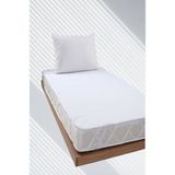 Altın Karma Tek Kişilik Alez 90X200 cm Micro Kumaş Sıvı Geçirmez Yatak Koruyucu Alez - 90 x 200 cm - Beyaz