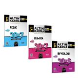 Altın Karma Tyt Fizik Kimya Ve Biyoloji Deneme Seti 3 Kitap