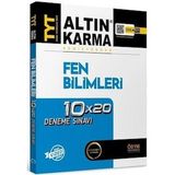 Altın Karma Yayınları 2022 TYT Fen Bilimleri Tamamı Video Çözümlü 10x20 Deneme Sınavı