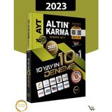 Altın Karma Yayınları 2023 AYT Tamamı Video Çözümlü 10 Farklı Yayın 10 Farklı Deneme ve Son 1 Yıl Çıkmış Sorular