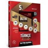 Altın Karma Yayınları 5. Sınıf Türkçe Altın Etkinlikli Kazanım Soru Bankası