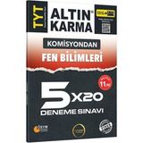 Altın Karma Yayınları Komisyondan TYT Fen Bilimleri 5 x 40 Deneme Sınavı
