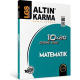 Altın Karma Yayınları LGS 8.Sınıf Matematik 10 x 20 Branş Deneme