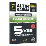 Altın Karma Yayınları TYT Sosyal Bilimler 5 x 25 Deneme Sınavı