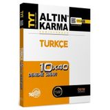 Altın Karma Yayınları Tyt Türkçe Tamamı Video Çözümlü 10x40 Deneme Sınavı
