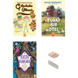 Altın Kitaplar 2. ve 3. Sınıf Hikaye Askıda Kahkaha - Çikolata Ülkesi - Tuhaf Bir Otel + Tel. Tutucu