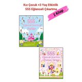 Altın Kitaplar 555 Eğlenceli Çıkartma Dizisi 2 Kitap, 1. Periler 2. Prenses Sarayı, +3 Yaş Kız Çocuk Etkinlik