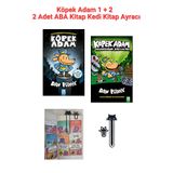 Altın Kitaplar ABA Kitap Kitap Ayracı + Köpek Adam 1 + Köpek Adam 2 , Köpek Adam Serisinin ilk 2 Kitabı Set