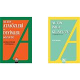 Altın Kitaplar Atasözleri ve Deyimler Sözlüğü + Altın Imla Kılavuzu - Yazım Kılavuzu Seti