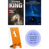 Altın Kitaplar Büyücü ve Cam Küre - Kara Kule Serisi 4.kitap - Stephen King + Kuzey Işıklarının Şarkısı + Telefon Tutucu