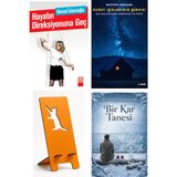 Altın Kitaplar Hayatın Direksiyonuna Geç - Kemal Islamoğlu + Kuzey Işıklarının Şarkısı + Telefon Tutucu + Bir Kar Tanesi