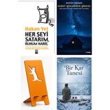 Altın Kitaplar Her Şeyi Satarım Ruhum Hariç - Hakan Yel + Kuzey Işıklarının Şarkısı + Telefon Tutucu + Bir Kar Tanesi