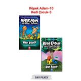 Altın Kitaplar Köpek Adam 10 + Kedi Çocuk Çizgi Roman Kulübü 3 – Serinin Final Kitapları - 2 Kitap Set, Dav PILKEY