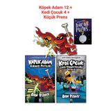 Altın Kitaplar Köpek Adam 12 Kırmızı Patiler + Kedi Çocuk 4 Çizgi Roman (Nisan 2025 Son Kitaplar) + Küçük Prens