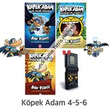 Altın Kitaplar Köpek Adam 4 - Köpek Adam 5 - Köpek Adam 6, Brick Game Tetris Oyun Makinesi Hediyeli