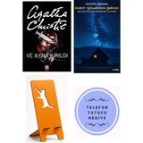 Altın Kitaplar ve Ayna Kırıldı - Agatha Christie + Kuzey Işıklarının Şarkısı + Telefon Tutucu