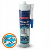 Altın Meşe Renkli Boyanabilir Genel Amaçlı Kolay Uygulanır İnşaat Silikon Mastik 500 Gr Golden Oak